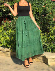 Fusta Stilizata cu broderie Iuliana 3