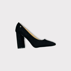 Pantofi cu toc gros - Black