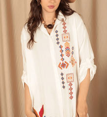 Rochie de dama cu broderie