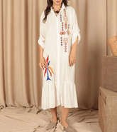 Rochie de dama cu broderie