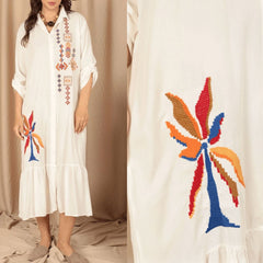 Rochie de dama cu broderie