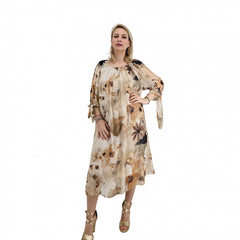 Rochie dreapta tip matase Mariana 16