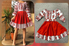 Rochita stilizata cu motive traditionale Elena