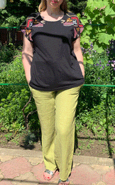 Tricou brodat Sanzi