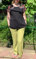 Tricou brodat Sanzi