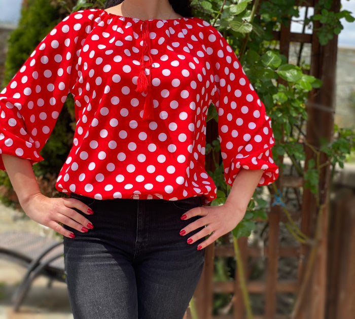 Bluza cu buline
