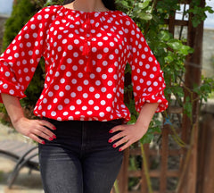 Bluza cu buline