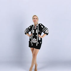 Bluza stilizata neagra Mallorca 2