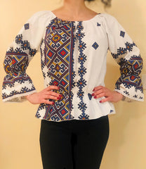 Bluza stilizata cu motive traditionale Daniela 3