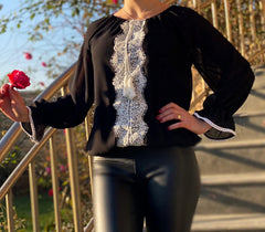 Bluza stilizata cu motive traditionale Stefania