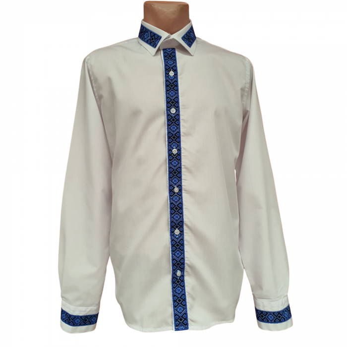 Camasa alba traditionala brodata - Model VI