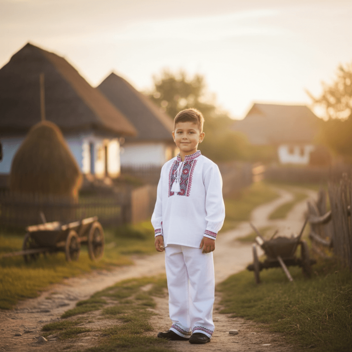 Compleu Baieti Traian - Rosu