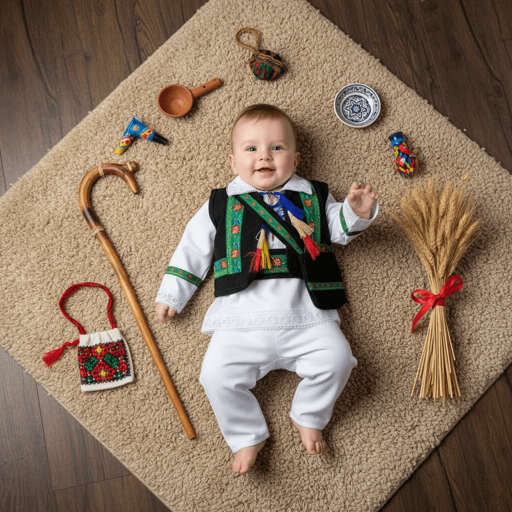 Costum Traditional Baietei Catalin