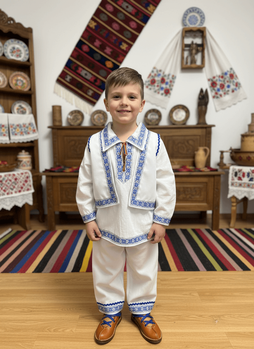 Costum Traditional pentru baieti Raul 4 (1-8 ani)