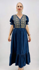 Rochie din Denim traditionala Madi 2