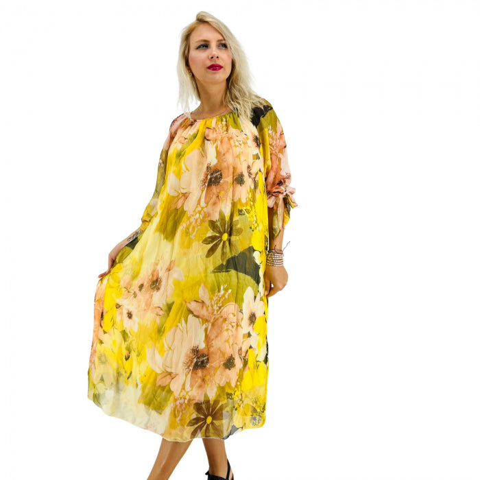 Rochie dreapta tip matase Mariana 4