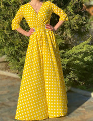 Rochie eleganta cu buline Nela 5