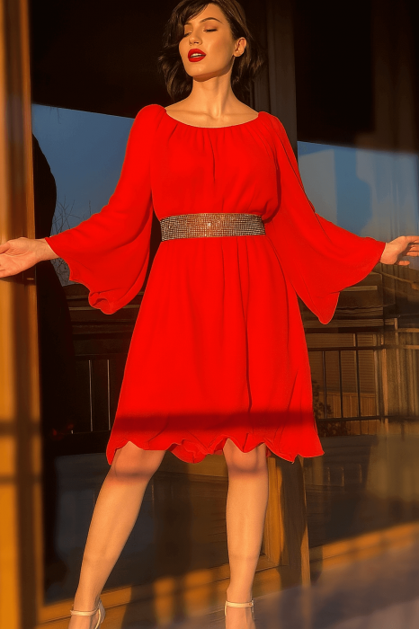 Rochie eleganta din voal Mioara