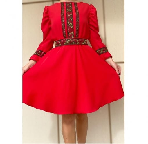 Rochie Traditionala Trandafira