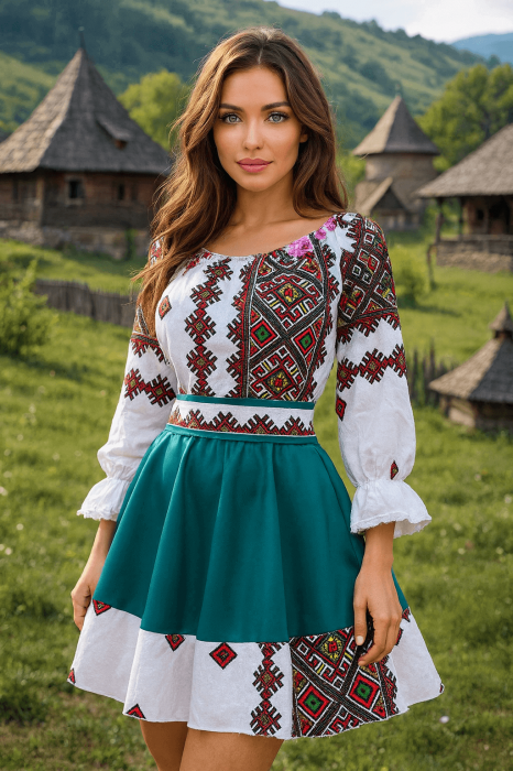 Rochie stilizata Traditionala Laura 3
