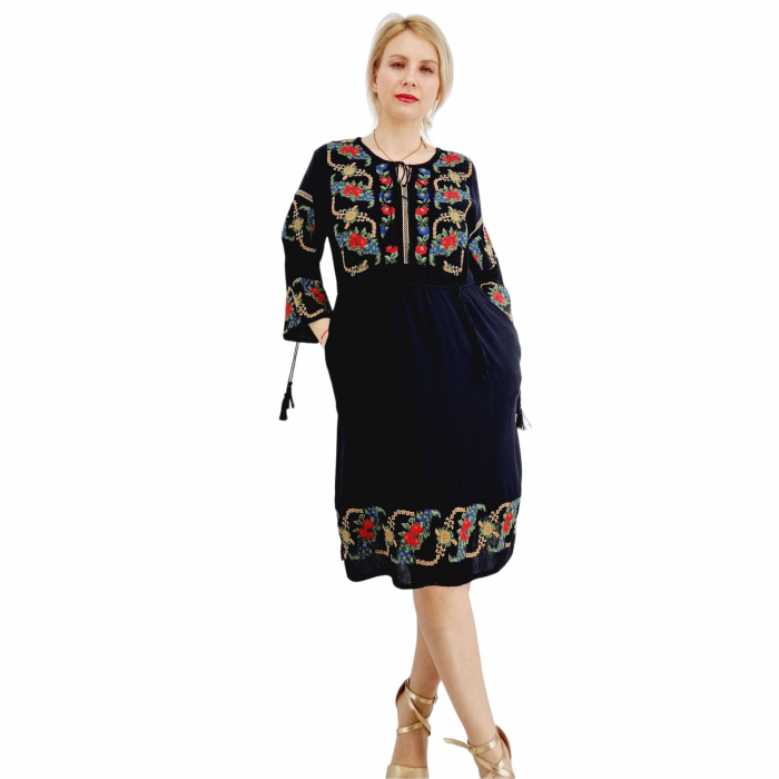 Rochie Traditionala cu broderie Lidia 4