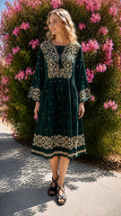 Rochie Traditionala cu broderie Melania 4