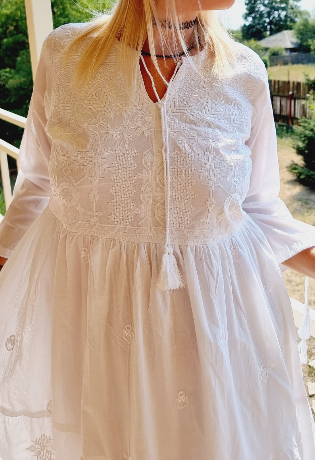 Rochie Traditionala cu broderie Sara 8