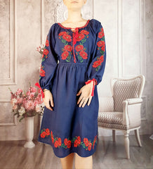 Rochie Traditionala cu Maci 4