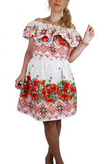Rochie Traditionala cu maci 8