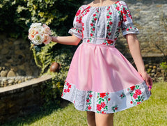 Rochie Stilizata Traditional cu imprimeu Elena 17