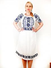 Rochie Traditionala Lorelei cu cordon 2