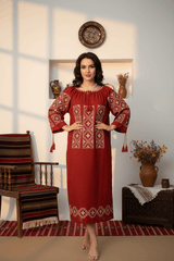 Rochie Traditionala Elodia Grena