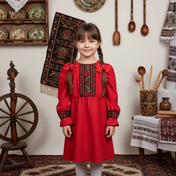 Rochita rosie Trandafira