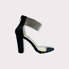 Sandale cu toc gross - Rhine Black