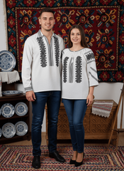 Set Traditional Cuplu 640 / Camasi traditionale cu broderie