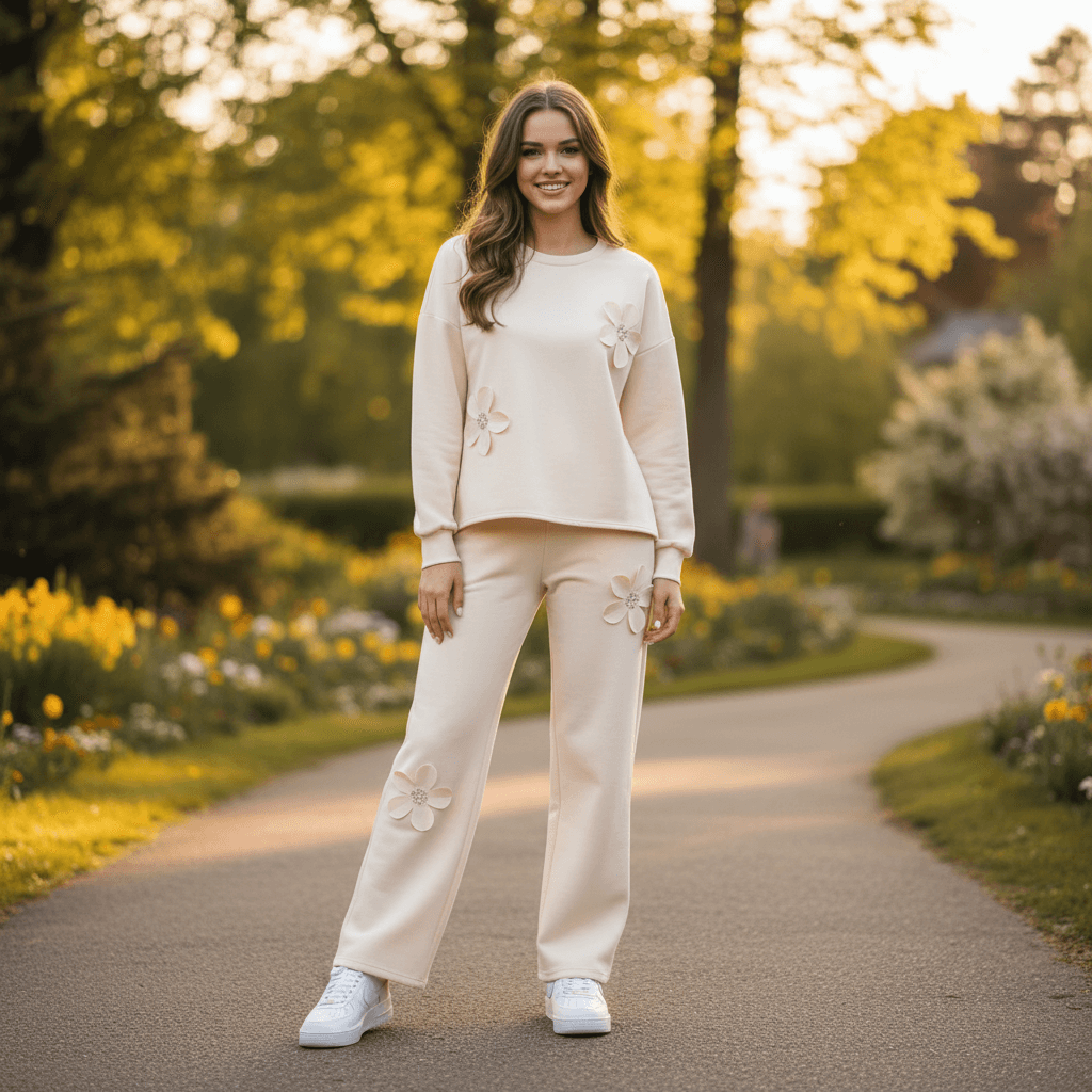 Trening dama Onesize cu accesoriu ( bluza si pantaloni )